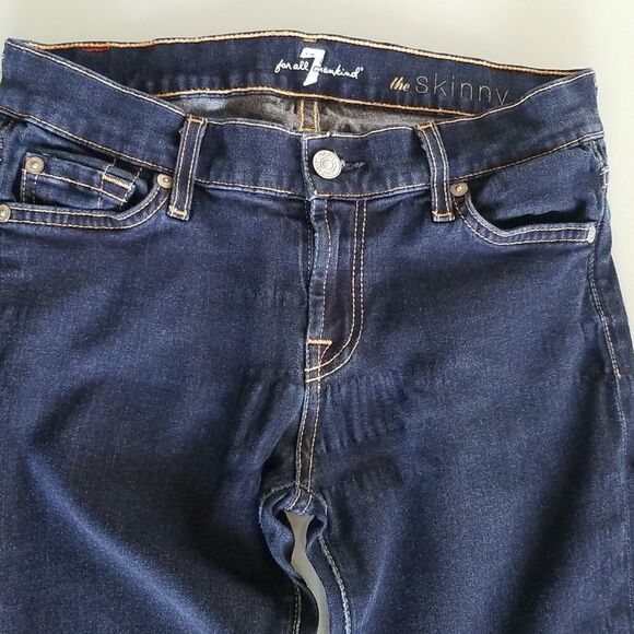 7 For All Mankind "The Skinny" Jeans - Picture 2 of 11